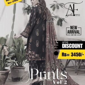 3pc stitched pure fine lawn collection