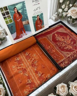 dr. haris luxury embroidered lawn collection